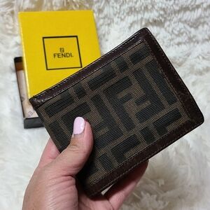 💯Authentic Fendi Short Monogram Wallet🍀